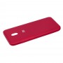 Чохол для Xiaomi Redmi 8A Silicone Full рожево-червоний