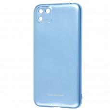 Чехол для Huawei Y5p Molan Cano глянец голубой