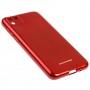 Чехол для Huawei Y5p Molan Cano глянец бордовый