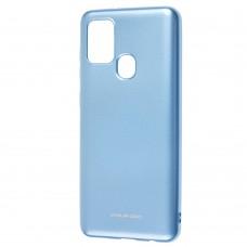 Чехол для Samsung Galaxy A21s (A217) Molan Cano глянец голубой