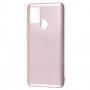Чохол для Samsung Galaxy A21s (A217) Molan Cano глянець рожево-золотистий