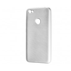Чехол для Xiaomi Redmi Note 5a Prime Carbon Protection Case серебристый
