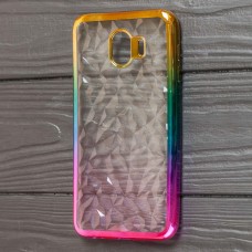 Чохол для Samsung Galaxy J4 2018 (J400) Prism Gradient золотисто-рожевий
