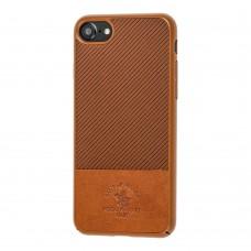 Чехол Polo для iPhone 7 / 8 Prestige эко-кожа коричневый