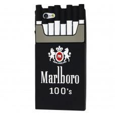 3D чохол Marlboro для iPhone 6 чорний сигарети