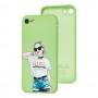 Чохол для iPhone 7/8/SE2 Wave Fancy stranger girl/mint gum