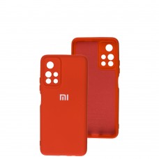 Чохол для Xiaomi Poco M4 Pro 5G / Note 11S 5G Silicone Full camera червоний
