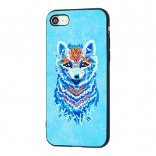 Чехол Embroider для iPhone 7 / 8 Animals Soft волк