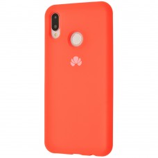 Чохол для Huawei P Smart Plus Silicone Full помаранчевий
