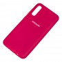 Чохол для Samsung Galaxy A50/A50s/A30s Silicone Full рожево-червоний