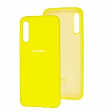 Чехол для Samsung Galaxy A50 / A50s / A30s Silicone Full лимонный