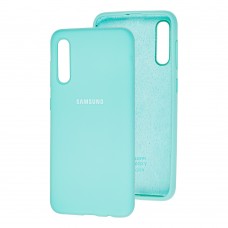 Чехол для Samsung Galaxy A50 / A50s / A30s Silicone Full бирюзовый