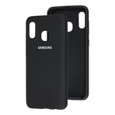 Чохол для Samsung Galaxy A20 / A30 Silicone Full чорний