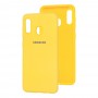 Чехол для Samsung Galaxy A20 / A30 Silicone Full желтый