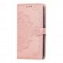 Чехол книжка для Xiaomi Redmi Go "Art с визитницей" розовый