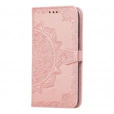 Чехол книжка для Samsung Galaxy A10 (A105) "Art с визитницей" розовый