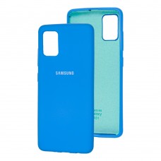 Чехол для Samsung Galaxy A51 (A515) Silicone Full голубой