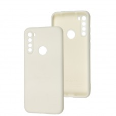 Чехол для Xiaomi Redmi Note 8T Silicone Full Трезубец белый