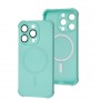 Чохол для iPhone 15 Pro WAVE Silk Touch WXD MagSafe turquoise