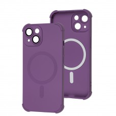 Чохол для iPhone 15 WAVE Silk Touch WXD MagSafe purple