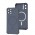 Чохол для iPhone 12 Pro WAVE Silk Touch WXD MagSafe gray