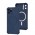 Чохол для iPhone 12 Pro WAVE Silk Touch WXD MagSafe blue