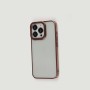 Чохол Baseus Glitter для iPhone 13 Pro прозорий/рожевий