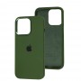 Чохол для iPhone 13 Pro New silicone Metal Buttons atroviren