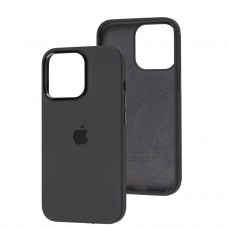 Чохол для iPhone 13 Pro New silicone Metal Buttons dark gray
