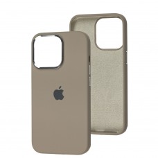 Чохол для iPhone 13 Pro New silicone Metal Buttons pebble