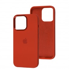Чохол для iPhone 13 Pro New silicone Metal Buttons red