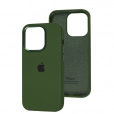 Чехол для iPhone 14 Pro New silicone case atroviren
