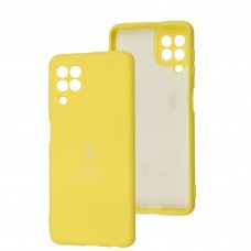 Чехол для Samsung Galaxy A22/M22/M32 Silicone Full Трезубец желтый
