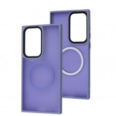 Чехол для Samsung Galaxy S23 Ultra (S918) WAVE Matte Insane MagSafe light purple