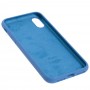 Чохол для iPhone X / Xs Silicone Full синій / royal blue