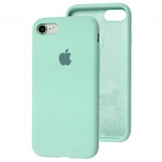 Чехол для iPhone 7 / 8 Silicone Full icу blue / бирюзовый