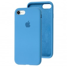 Чохол для iPhone 7 / 8 Silicone Full синій / royal blue