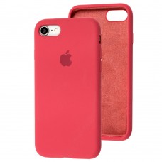 Чехол для iPhone 7 / 8 Silicone Full living coral / розовый