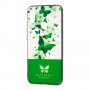 Чехол для Xiaomi Redmi Note 7 Butterfly зеленый