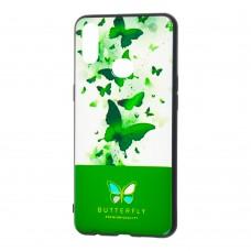 Чехол для Samsung Galaxy A10s (A107) Butterfly зеленый