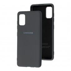 Чехол для Samsung Galaxy A41 (A415) Silicone Full темно-серый
