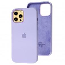 Чехол для iPhone 12 Pro Max Full Silicone case lilac