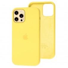 Чехол для iPhone 12 Pro Max Full Silicone case mellow yellow