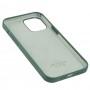 Чохол для iPhone 12 Pro Max Full Silicone case pine green