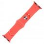 Ремешок для Apple Watch 42-44mm Band Silikone Two - Piece ярко красный