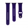Ремінець для Apple Watch 42-44mm Band Silikone Two - Piece фіолетовий