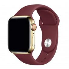 Ремешок для Apple Watch 42mm Band Silicone One-Piece бордовый 