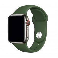 Ремешок для Apple Watch 42mm Band Silicone One-Piece оливковый 