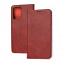 Чохол книжка для Xiaomi Redmi 10 Black magnet червоний