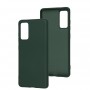 Чехол для Samsung Galaxy S20 FE (G780) Wave colorful forest green